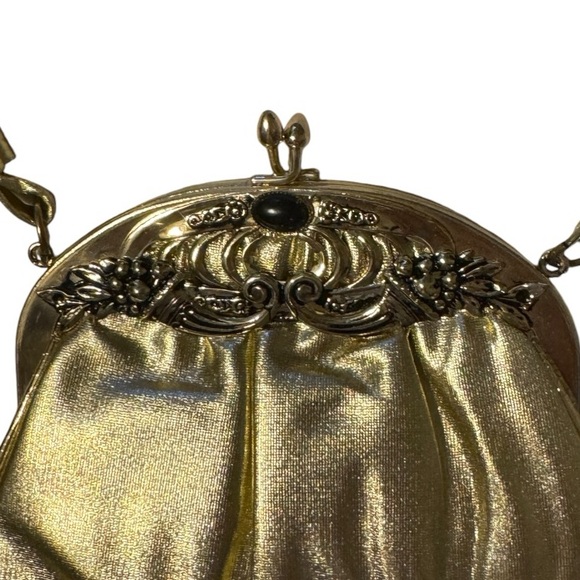 Vintage After Five Gold Purse‎ nwot - Picture 2 of 5